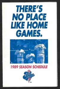 ¡Calendario de béisbol de los Cleveland Indians MLB 1989!¡!! WUAB 43 y Budweiser - Imagen 1 de 2