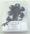 Docrafts Bexley Black  Big Bloomers 30x 3&quot; Paper Petals for Craft Card-making