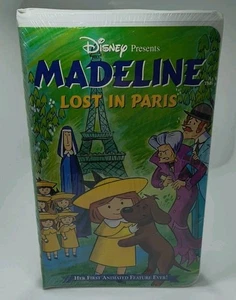 Madeline Lost In Paris (VHS, Clamshell) Disney Video Cassette NOS NEW Sealed  - Picture 1 of 3