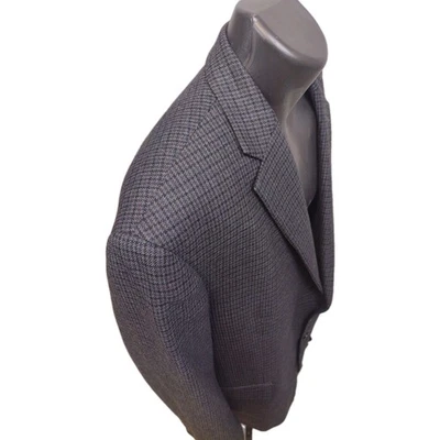 Blazer Chaps Ralph Lauren Para Hombres 48R Lana Pata de Gallo Cuadros Abrigo Deportivo Chaqueta Azul Foto 1 de 4