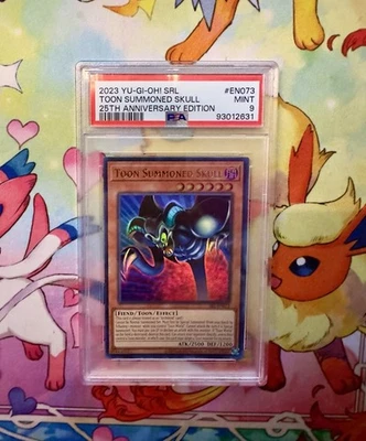 2023 Toon Summoned Skull SRL-EN073 Spell Ruler 25th Anniversary PSA 9 Yu-Gi-Oh! - Image 1 of 3