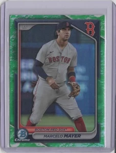 2024 Bowman Chrome Prospects Lunar Glow Refractors #BCP44 Marcelo Mayer - Picture 1 of 2