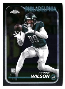 2024 Topps Chrome Johnny Wilson #231 RC Philadelphia Eagles - Picture 1 of 2