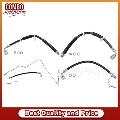 Manguera hidráulica de freno delantero y trasero para Jeep Liberty 2008 2009 2010 2011 2012 Foto 1 de 4