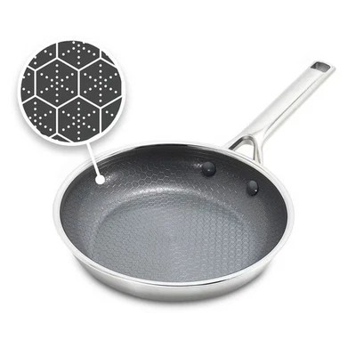 GreenPan Prism 8" Hybrid Stainless Steel and Ceramic Nonstick Fry Pan