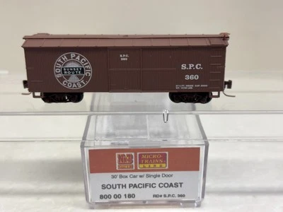 Nn3 Scale Micro Trains MTL 800 00 180 Southern Pacific Coast SPC 360 Box Car - Image 1 of 4