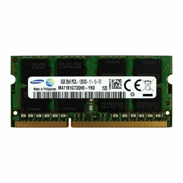Samsung 16GB (2 x 8GB) PC3-12800 (DDR3-1600) Memory (M471B1G73QH0-YK0)