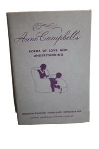 1935 Anne Campbells POEMS OF LOVE AND UNDERSTANDING Gen Household Utilities Co - Imagen 1 de 5