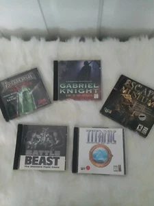 Lot Of 5 CD-ROM Computer Games Windows 95 - Picture 1 of 9