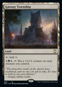 1x GAVONY TOWNSHIP - Commander/Innistrad - MTG - Magic the Gathering - Picture 1 of 2