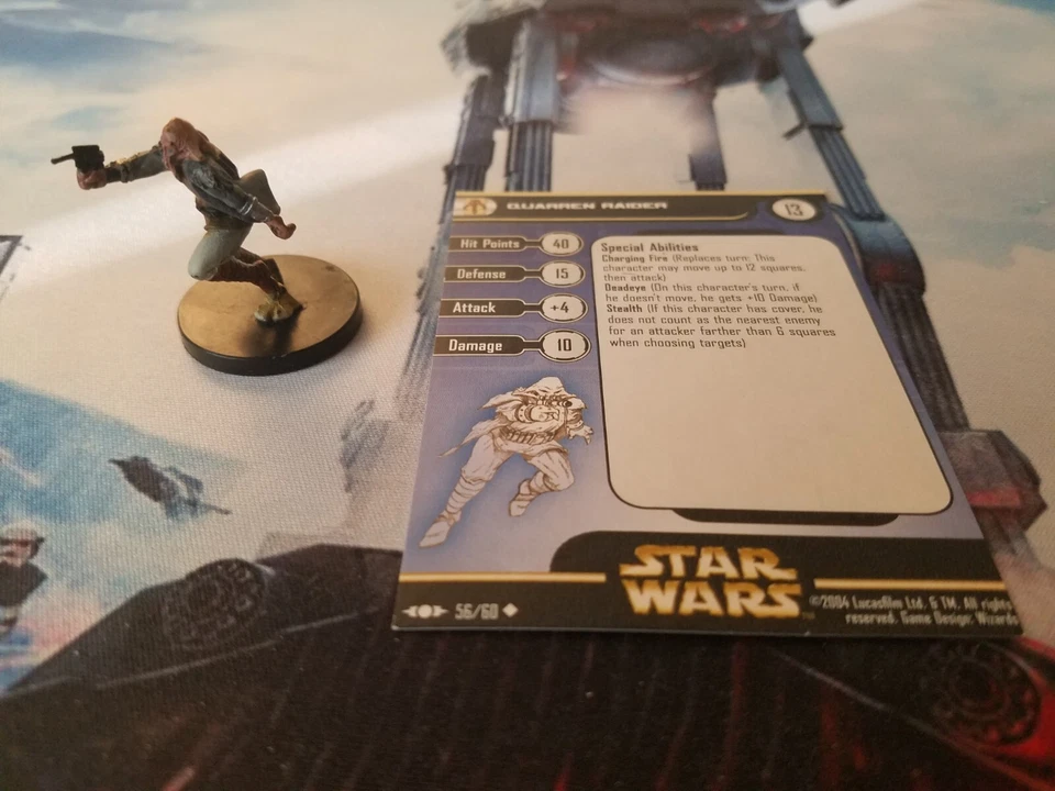 Star Wars Miniatures Clone Strike 56 Quarren Raider Foto 1 de 1