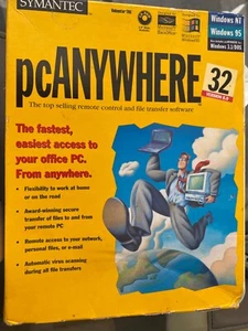 Symantec PC Anywhere 32 Version 8.0 - Retro 1990's software - New and Sealed - Picture 1 of 2