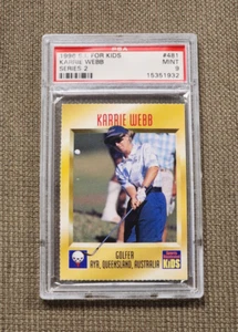 1996 Sports Illustrated For Kids Karrie Webb LPGA Golf Rookie Card #481 PSA 9 - Picture 1 of 2
