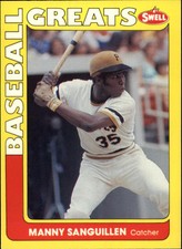1991 Swell Baseball Greats #80 Manny Sanguillen 