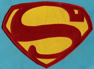 Kirk Alyn Superman Chest Logo Patch: Choice of Sizes - Picture 1 of 7
