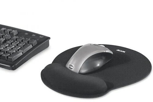 WB    Allsop 30203 Memory Foam Mouse Pad - Ergonomic Wrist Rest (Black) - Image 1 of 1
