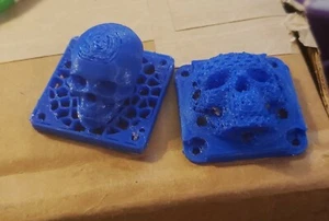 Traxxas Compatible x-maxx xmaxx 8s 3d Print 2 fan Inserts 40mm - Picture 1 of 8