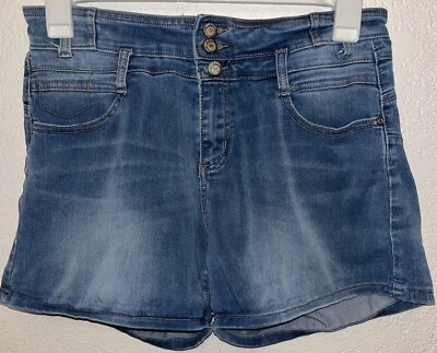 Pantalones Cortos Denim Hot Kiss Get The Lift Junior Mujer Talla 13 Puños Foto 1 de 4