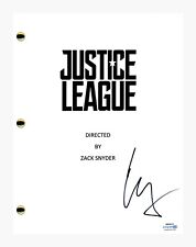 Ezra Miller Signed Autographed Justice League Movie Script The Flash ACOA COA