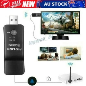 Adapter Wireless LAN Adapter WiFi Dongle Ethernet Cable For Samsung Smart TV 3Q - Picture 1 of 9