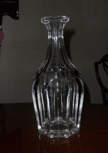 ANTIGUA BOTELLA DE BARRA DE PANEL PLANO CORTE VIDRIO DE SÍLEX c.1840 - Imagen 1 de 6