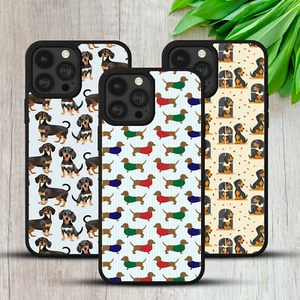 DACHSHUND CASE FOR IPHONE SAMSUNG GOOGLE SAUSAGE DOG CUTE GIFT HARD PHONE COVER - Picture 1 of 30
