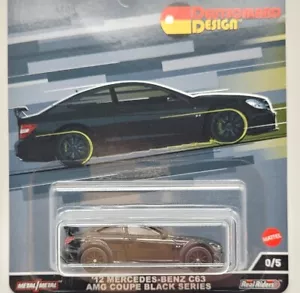 PREMIUM HOT WHEELS '12 MERCEDES-BENZ C63 AMG COUPE BLACK SERIES CHASE CAR 0/5 - Bild 1 von 13
