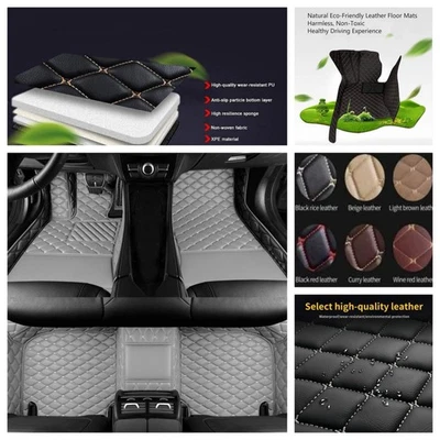 Car Floor Mats for Chevrolet Cruze All Weather Waterproof Auto Carpets liners - Image 1 of 4