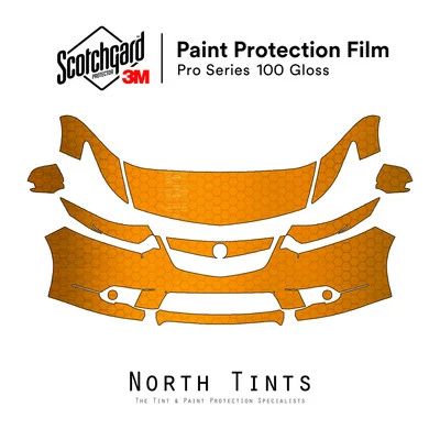 Sujetador transparente con película de protección de pintura precortada serie 3M PRO PPF para Acura TSX 2011-2014 Foto 1 de 4