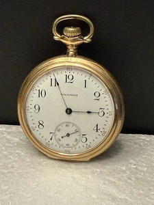 Waltham Pocket Watch Riverside Gold Filled 17 Jewels 16s 25 - Picture 1 of 7