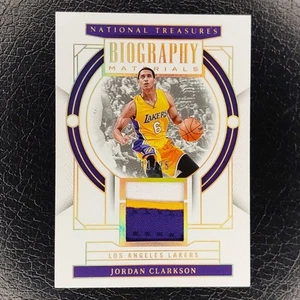 JORDAN CLARKSON /25 Biography Materials 2023-24 National Treasures Card LAKERS - Picture 1 of 2
