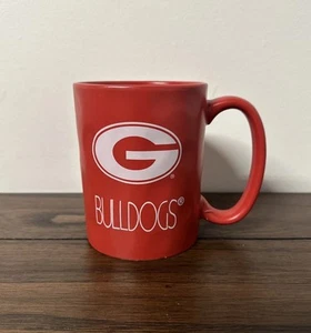 GEORGIA BULLDOGS Coffee Tea Mug College University Red Ceramic 16 Oz - Afbeelding 1 van 6
