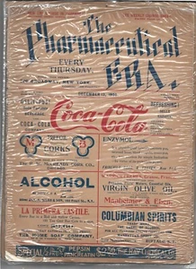 THE PHARMACELLTICAL ERA MAGAZINE DATED DEC. 13, 1900 NICE COCA-COLA AD - Picture 1 of 1