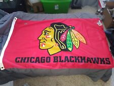 Chicago Blackhawks FLAG 3X5 BANNER: FAST FREE SHIPPING FROM USA.