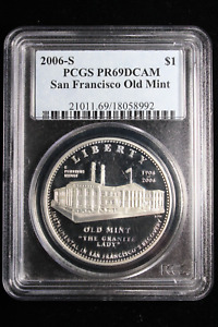 2006-S PCGS PR69 DCAM SAN FRANCISCO OLD MINT COMMEMORATIVE DOLLAR
