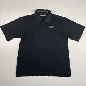 Cutter & Buck Shirt Men XL Black Fairway Ford Short Sleeve Performance Golf Polo - Picture 1 of 12