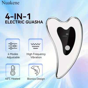 Nuakene Elektrische Wiederaufladbare Gua Sha Gesichtsbehandlung mit Wärme & Vibration - Bild 1 von 6