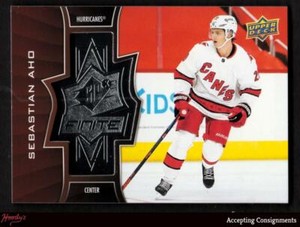 2020-21 Upper Deck SPx Finite #SF6 Sebastian Aho 0153/2999