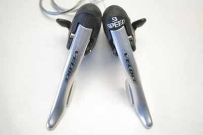 CAMPAGNOLO VELOCE ДОРОЖНЫЙ ВЕЛОСИПЕД 9 X 3 СКОРОСТИ ПЕРЕКЛЮЧАТЕЛЬ ТОРМОЗНЫЕ РЫЧАГИ - Изображение 1 из 4