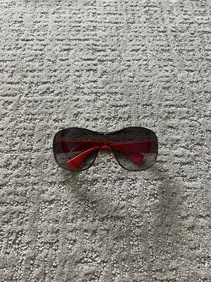 Gafas de sol para mujer PRADA SPR 63O rojas Y2K hechas en Italia talla única estilo vintage Foto 1 de 4