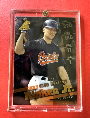 Pinnacle Inside Club Edition 1998 *Cal Ripken Jr #8 ~ Baltimore Orioles Foto 1 de 4