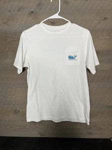 Vineyard Vines Tshirt Jugend XL blau Grafikdruck Wal Outdoor Ozean USA - Bild 1 von 3