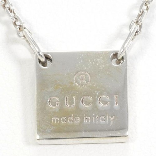 Collana Gucci Argento Peso Totale 5 9G 47Cm Gioielli Usata �� Confezione Omaggio