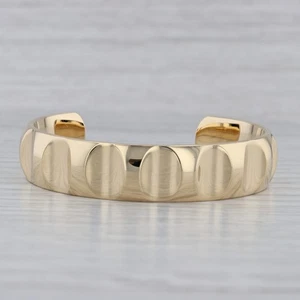 Tiffany & Co Paloma Picasso Groove Wide Cuff Bracelet 18k Yellow Gold Boxes - Picture 1 of 9