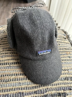 Patagonia 再生羊毛聚乙烯混纺耳瓣夏尔巴帽 尺寸 L Trapper Hunt — 第 1/4 张图片