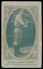 1922 E120 American Caramel Series of 240 Russell Russ Wrightstone Fair Authentic