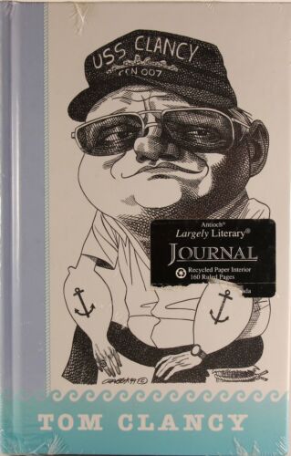 Largely Literary Journal. Tom Clancy. 160 Ruled Pages. Sealed - Z5