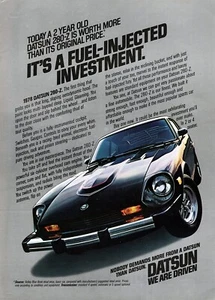 1978 Datsun 280-Z "A Fuel Injected Investment" Original Color Print Ad - Picture 1 of 1