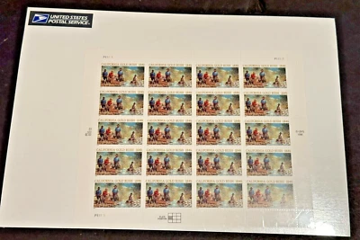 1999 US Stamps Scott #3316 - Full Pane 20 - Gold Rush 150th - USPS Sealed MT - Image 1 of 4