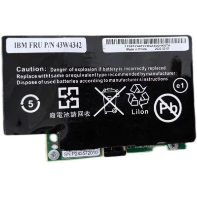 2024 New BBU07 for IBM M5014 M5015 M5025 MR10 Array Card Battery - Image 1 of 2